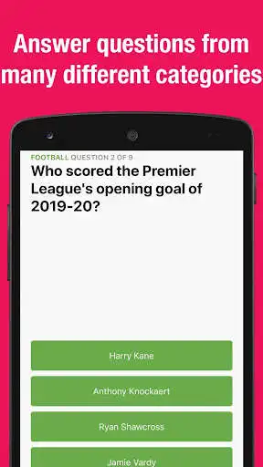 Play Daily Football Quiz as an online game Daily Football Quiz with UptoPlay