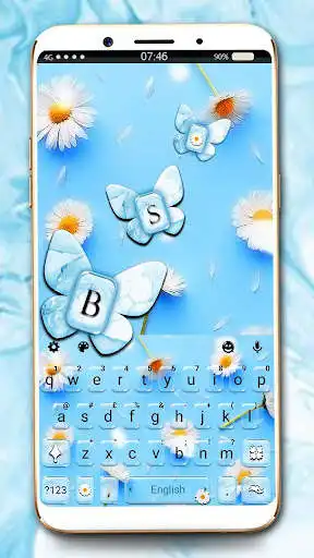 Play Dainty Daisy Keyboard Theme  and enjoy Dainty Daisy Keyboard Theme with UptoPlay