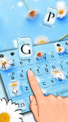 Play Dainty Daisy Keyboard Theme as an online game Dainty Daisy Keyboard Theme with UptoPlay