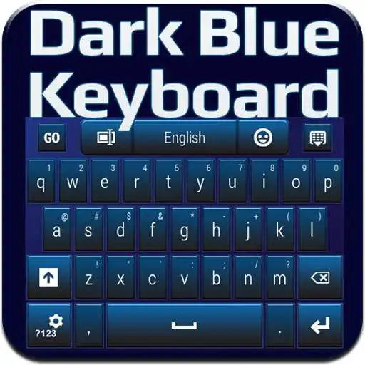 Free play online Dark Blue Keyboard  APK