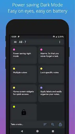 Play APK Dark Mode Notes  and enjoy Dark Mode Notes with UptoPlay com.nightmode.notes