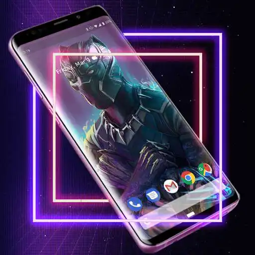 Play dark panther wallpaper black APK