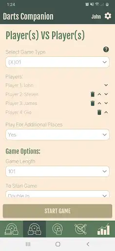 Play Darts Companion as an online game Darts Companion with UptoPlay