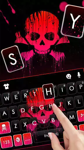 Play Deadly Skull Keyboard Background as an online game Deadly Skull Keyboard Background with UptoPlay