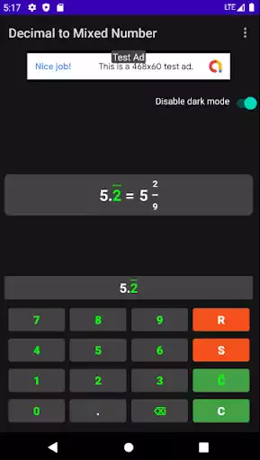 Play Decimal to Fraction Calculator  and enjoy Decimal to Fraction Calculator with UptoPlay