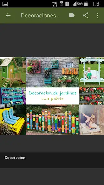 Play Decoraciones con Palets as an online game Decoraciones con Palets with UptoPlay