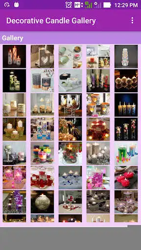 Play Decorative Candle Gallery as an online game Decorative Candle Gallery with UptoPlay