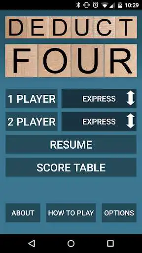 Play Deduct Four Lite  and enjoy Deduct Four Lite with UptoPlay