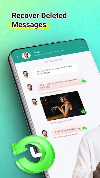 Play Deleted Messages Recovery - WA  and enjoy Deleted Messages Recovery - WA with UptoPlay