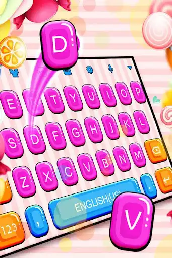 Play Delicious Sweet Candy Keyboard as an online game Delicious Sweet Candy Keyboard with UptoPlay