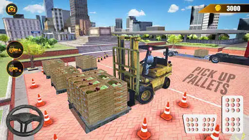 Play Delivery Truck Simulator 2019: 3D Forklift Games  and enjoy Delivery Truck Simulator 2019: 3D Forklift Games with UptoPlay