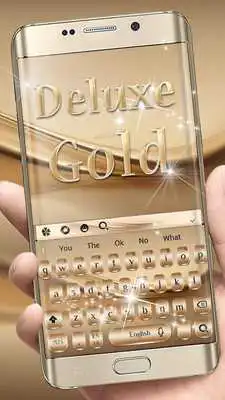 Play Deluxe Gold Keyboard Theme