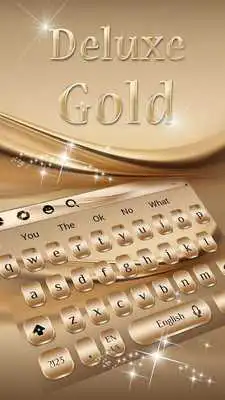 Play Deluxe Gold Keyboard Theme