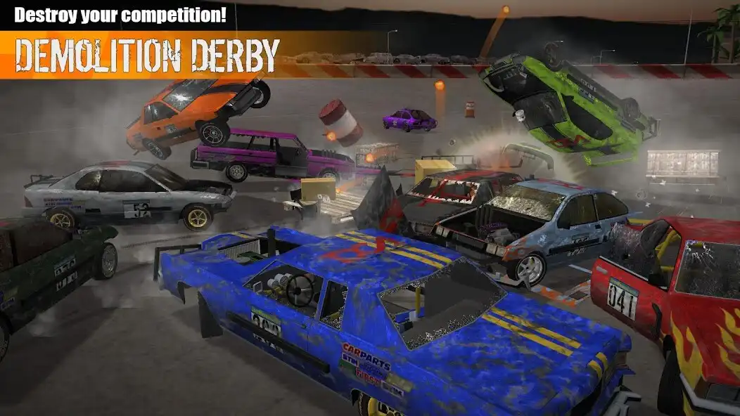 Play Demolition Derby 3 as an online game Demolition Derby 3 with UptoPlay