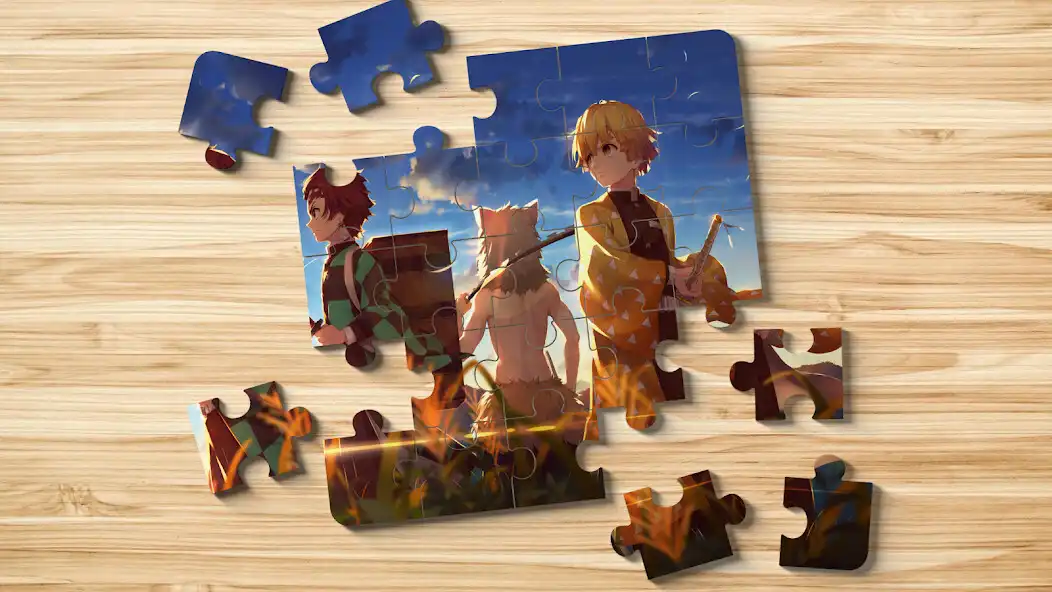 Play Demon Slayer Anime Puzzles as an online game Demon Slayer Anime Puzzles with UptoPlay