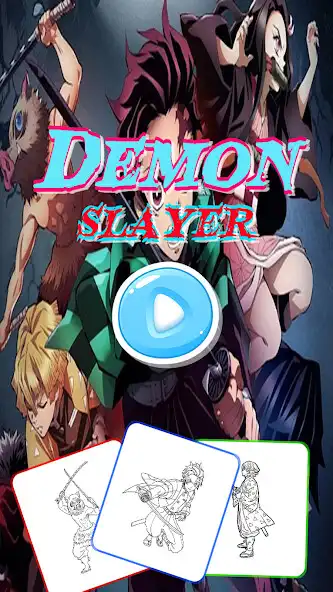 Play Demon Slayer Coloring. as an online game Demon Slayer Coloring. with UptoPlay