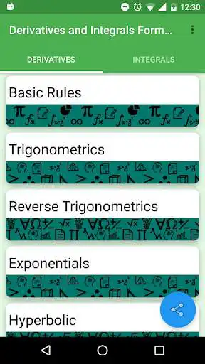 Play Derivative - Integral Formulas  and enjoy Derivative - Integral Formulas with UptoPlay