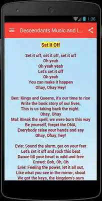 Play Descendants Music  Lyrics