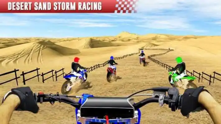 Play Desert Traffic Racer Bike 2018