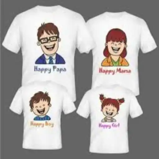 Play Design couple family shirts APK