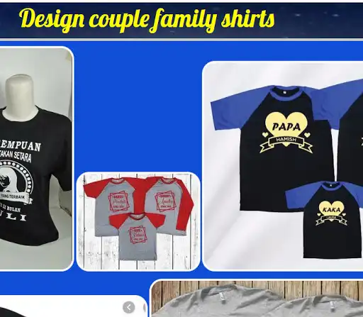 Play Design couple family shirts  and enjoy Design couple family shirts with UptoPlay