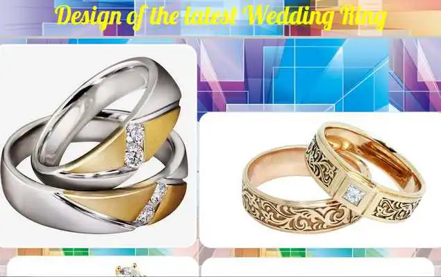 Play Design of the Latest Wedding Ring