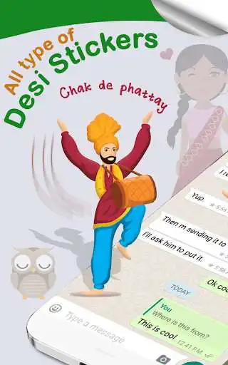 Play Desi WAStickerApps & Punjabi Stickers for Chat as an online game Desi WAStickerApps & Punjabi Stickers for Chat with UptoPlay