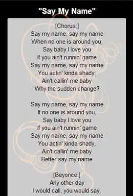 Play Destinys Child TOP Lyrics