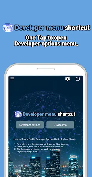 Play Developer menu shortcut  and enjoy Developer menu shortcut with UptoPlay