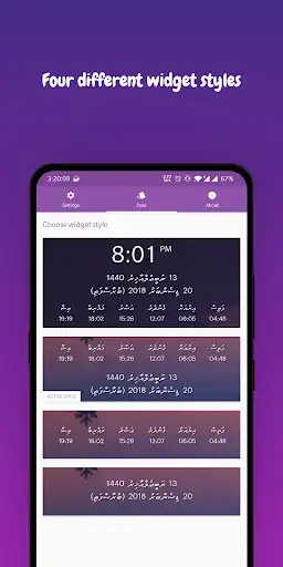 Play Dhuvas (Dhivehi Time Widget) as an online game Dhuvas (Dhivehi Time Widget) with UptoPlay