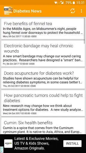 Play Diabetes News App as an online game Diabetes News App with UptoPlay