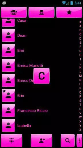 Play Dialer Gloss Pink Theme