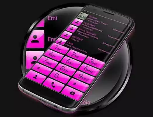 Play Dialer Gloss Pink Theme