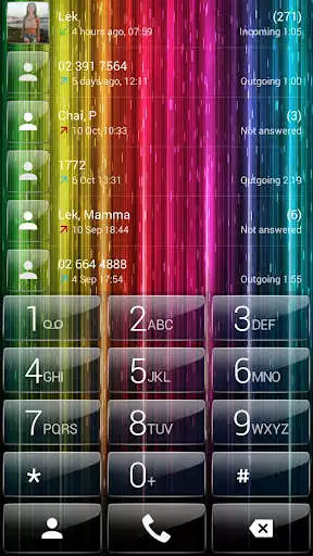 Play Dialer theme Curtain Neon  and enjoy Dialer theme Curtain Neon with UptoPlay