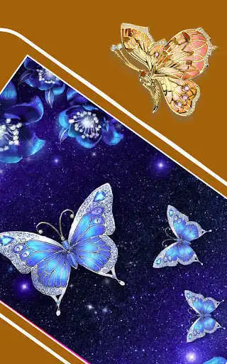 Play Diamond butterfly wallpapers as an online game Diamond butterfly wallpapers with UptoPlay