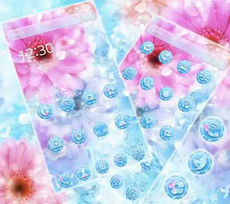 Play Diamond Flower Glitter Theme