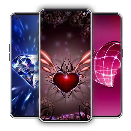 Play Diamond Hearts Wallpaper : HD APK