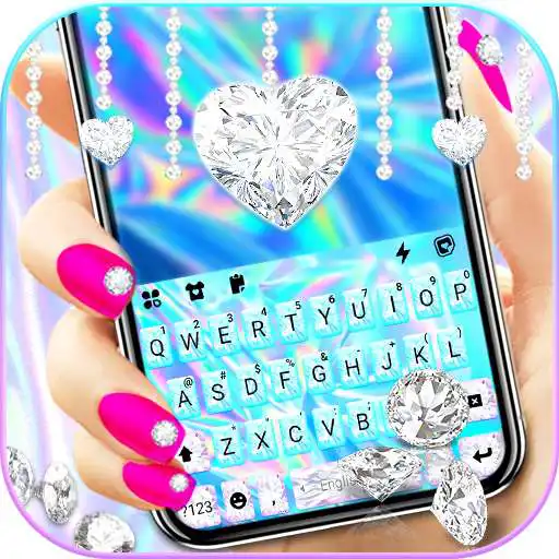 Play Diamond Laser Keyboard Background APK