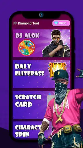 Play Diamond Loot : Win DJ Alok & Elite Pass Fire 2021  and enjoy Diamond Loot : Win DJ Alok & Elite Pass Fire 2021 with UptoPlay