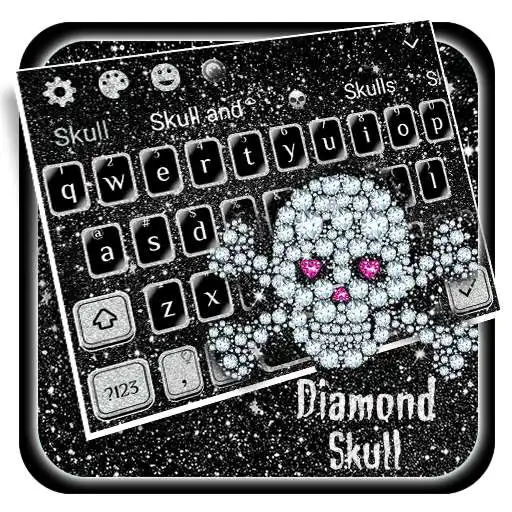 Play Diamond Skull Keyboard APK