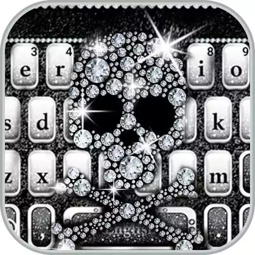 Free play online Diamondskull Keyboard Theme  APK