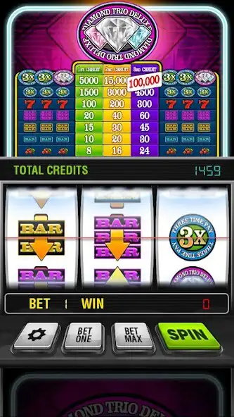 Play Diamond Trio Deluxe Slots  and enjoy Diamond Trio Deluxe Slots with UptoPlay