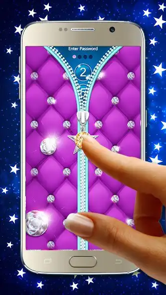 Play Diamond Zipper Screen Lock App  and enjoy Diamond Zipper Screen Lock App with UptoPlay