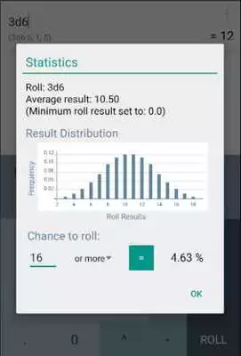 Play Dice Statistics