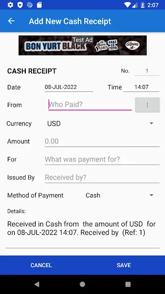 Play Digital Cash Receipt as an online game Digital Cash Receipt with UptoPlay