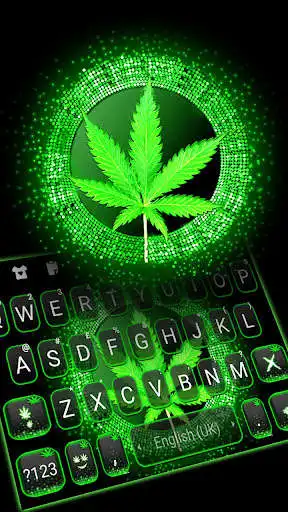 Play Digital Glow Weed Keyboard Background  and enjoy Digital Glow Weed Keyboard Background with UptoPlay