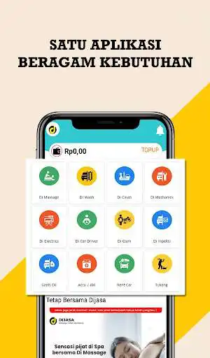 Play Dijasa - Pijat, Mekanik, Cleaning, Wash, Tukang as an online game Dijasa - Pijat, Mekanik, Cleaning, Wash, Tukang with UptoPlay