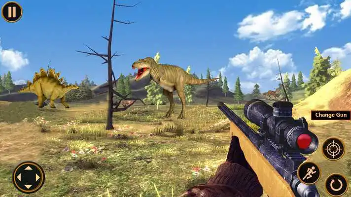 Play Dino Hunting Wild Animal Safari Sniper Shoot