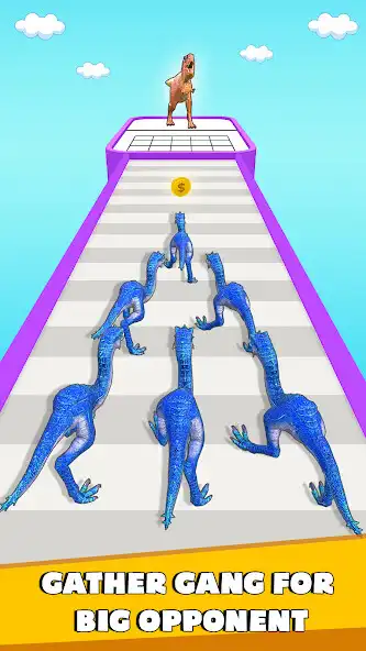 Play Dino Rush: Dinosaur Merge  and enjoy Dino Rush: Dinosaur Merge with UptoPlay