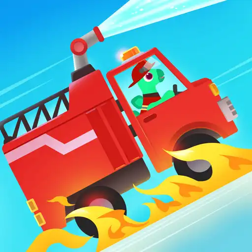 Play Dinosaur Fire Truck: for kids APK